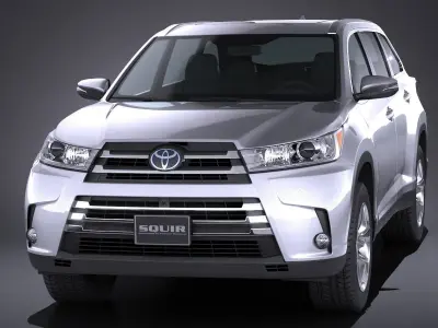 Toyota Highlander 2017 3D model