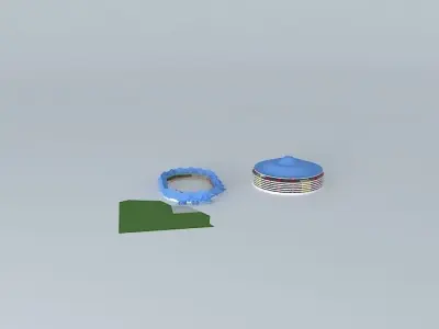 MODERN STADIUM COMPLEX 3D model