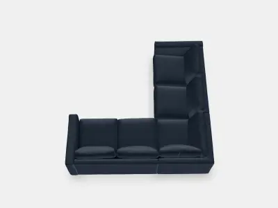 VIMLE Corner sofa 4-seat 4 Low-poly 3D model