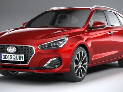 Hyundai i30 Wagon 2019 3D model