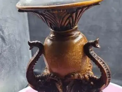 ELEPHANT CANDLE HOLDER and cover 3D print model