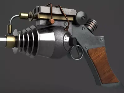 Fantasy Gun 24 3D model