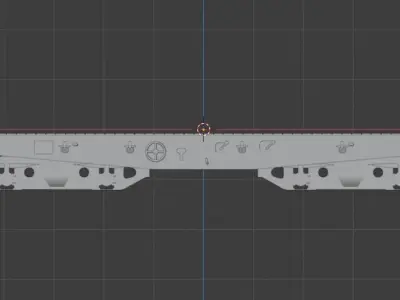 H0 1-87 scale Rlmmps freight car 3D print model