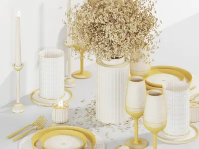 Tableware 01 3D model