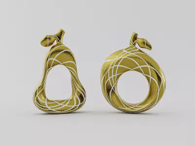 Decorative Apple-Pear 3D model