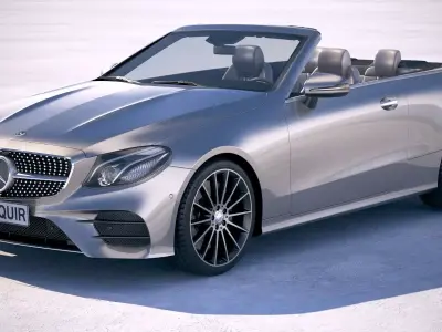 Mercedes E-Class Cabrio 2018 3D model