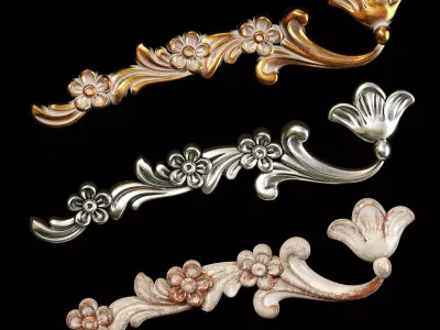 Classic carved 090 3D model