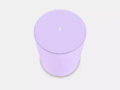 JAMNMOD scented block candle Low-poly 3D model