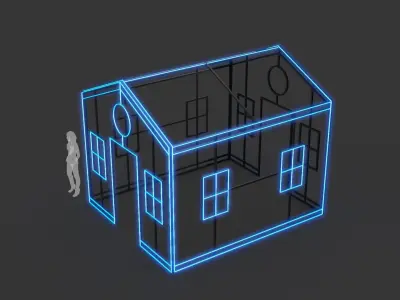 House Outline 2 3D model