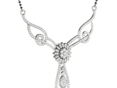 necklace Women 3D print model