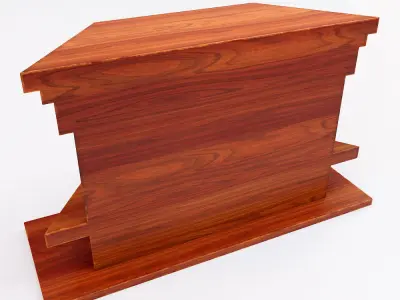 Fire Place 3d model  Low-poly 3D model