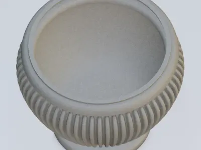 Garden urn planter32 3D model