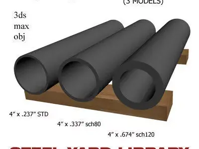 4in Pipe 3D model