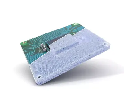 Digital Circuit Board model pack Low-poly 3D model