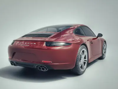 sport car porsche 911 3D model