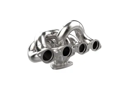 Exhaust manifold header 3D print model