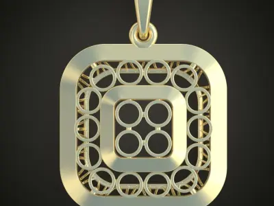 Pendant model 3D 0246 printable model Free 3D print model