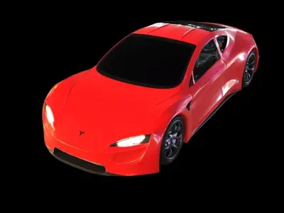 Tesla Roadster   3D model