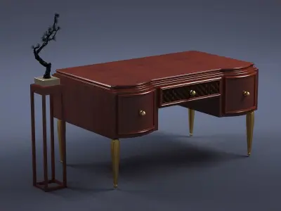 cabinet cabinet wardrobe sofa bed table bookshelve 3D model