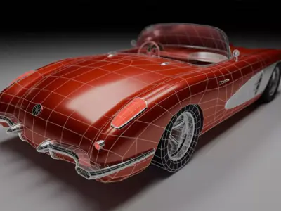 11 Lowpoly Cars Low-poly 3D model