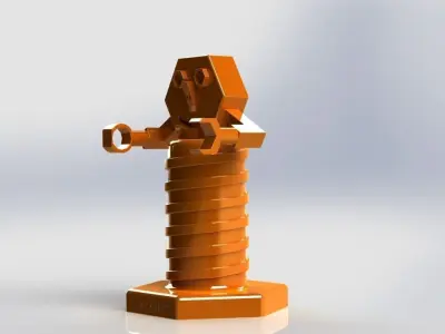 Mascot Grabby Free 3D model