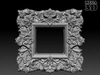 Bas relief Frame 240506 12 3D print model