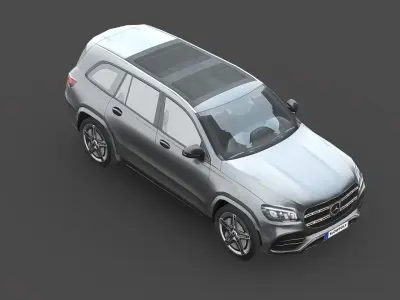 Mercedes-Benz GLS Low-poly 3D model
