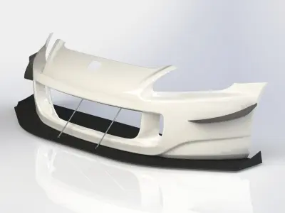 S2000 AP2 Front Bumper Exterior Surface Model - 3D Laser-Scanned 3D model