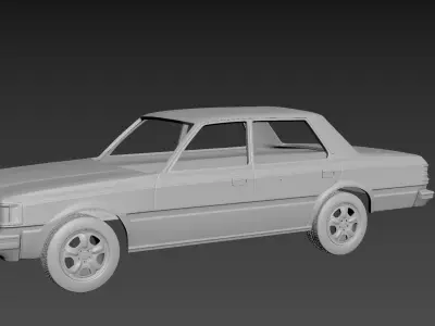 Toyota Crown S110 Super Saloon 1982 Body For Print 3D print model