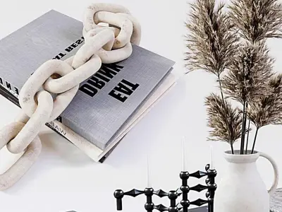 Decorative Combination Modern Decoration 3D model