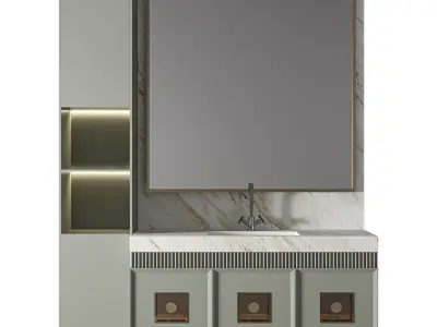 Luxury Bathroom 152 3D model