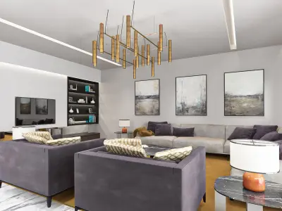 LIVING ROOM 3D model