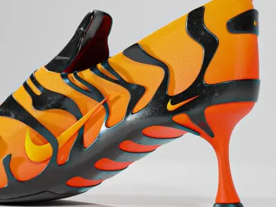 Nike TN Heels Air Max Kitten heels 3D model