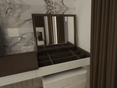 Yellow Bedroom Sets 3D model