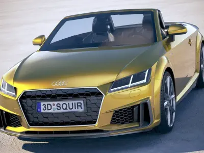 Audi TT Roadster S-line 2019 3D model