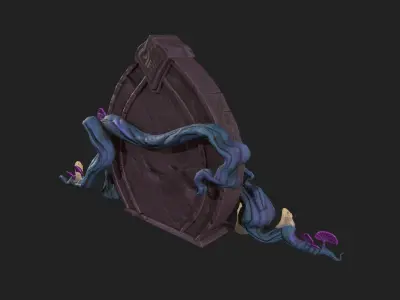 Magic miror  Low-poly 3D model