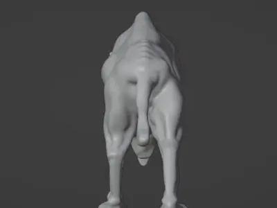 Hyena High Polly 3D model