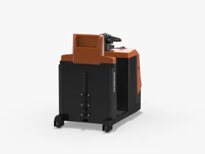 Toyota Tracto Low-poly 3D model