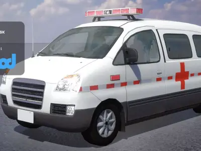 TW Ambulance 001 3D model