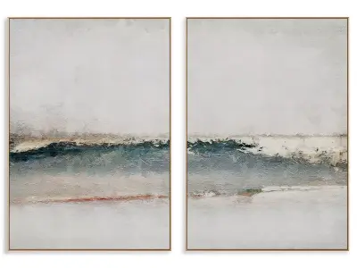 Abstract Painting Frame set 3D model 180