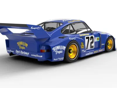 Porsche 935 Le Mans 1979 79 Barbour Racing 3D model