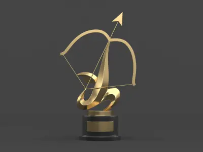 Trophy Cups 3D model 29