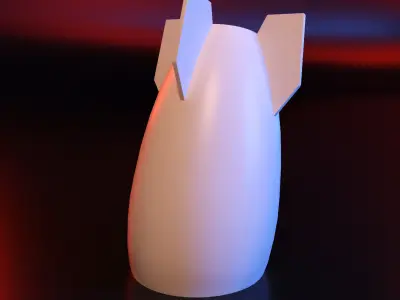 Vase-bomb stl vase 3D print model