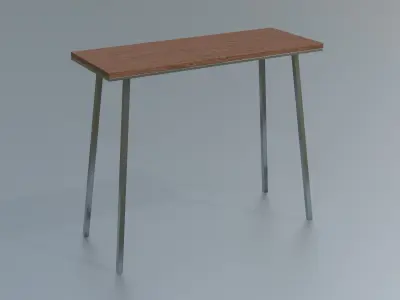 Furniture Console Tables Minimalist Low-poly 3D model