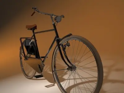 bicycle 2 vintage 3D model