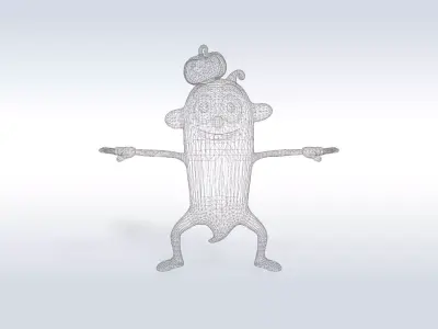 Halloween 3D Model Spooky Fun Character Free 3D model