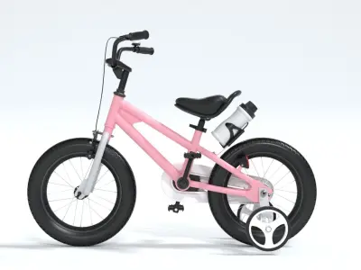 bicycle 3D model by crossdoe from CGTrader (Animated)