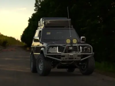 MITSUBISHI MONTERO DAKAR 3D model