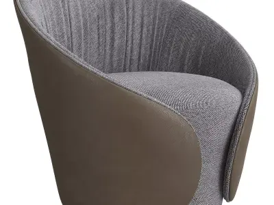 Tonin Casa MAMA Armchair 3d model Low-poly 3D model