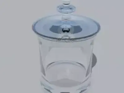 Glass vase 1 Free 3D model